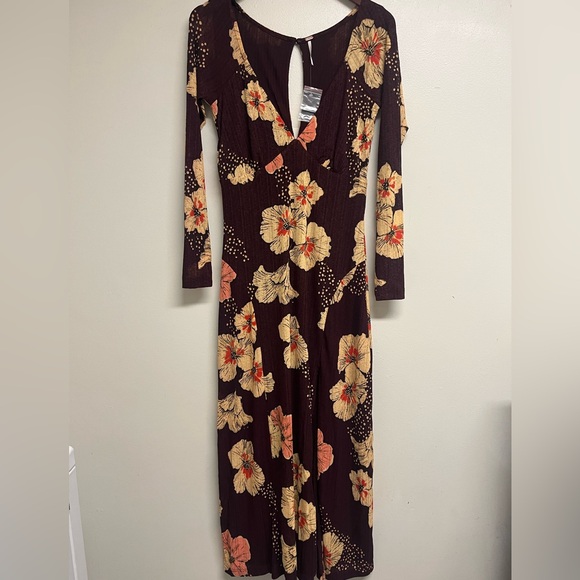 NWOT! Free People Cali Midi Dress - Picture 4 of 14